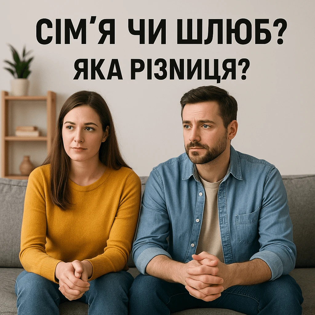 Сім’я чи шлюб? Яка різниця?
